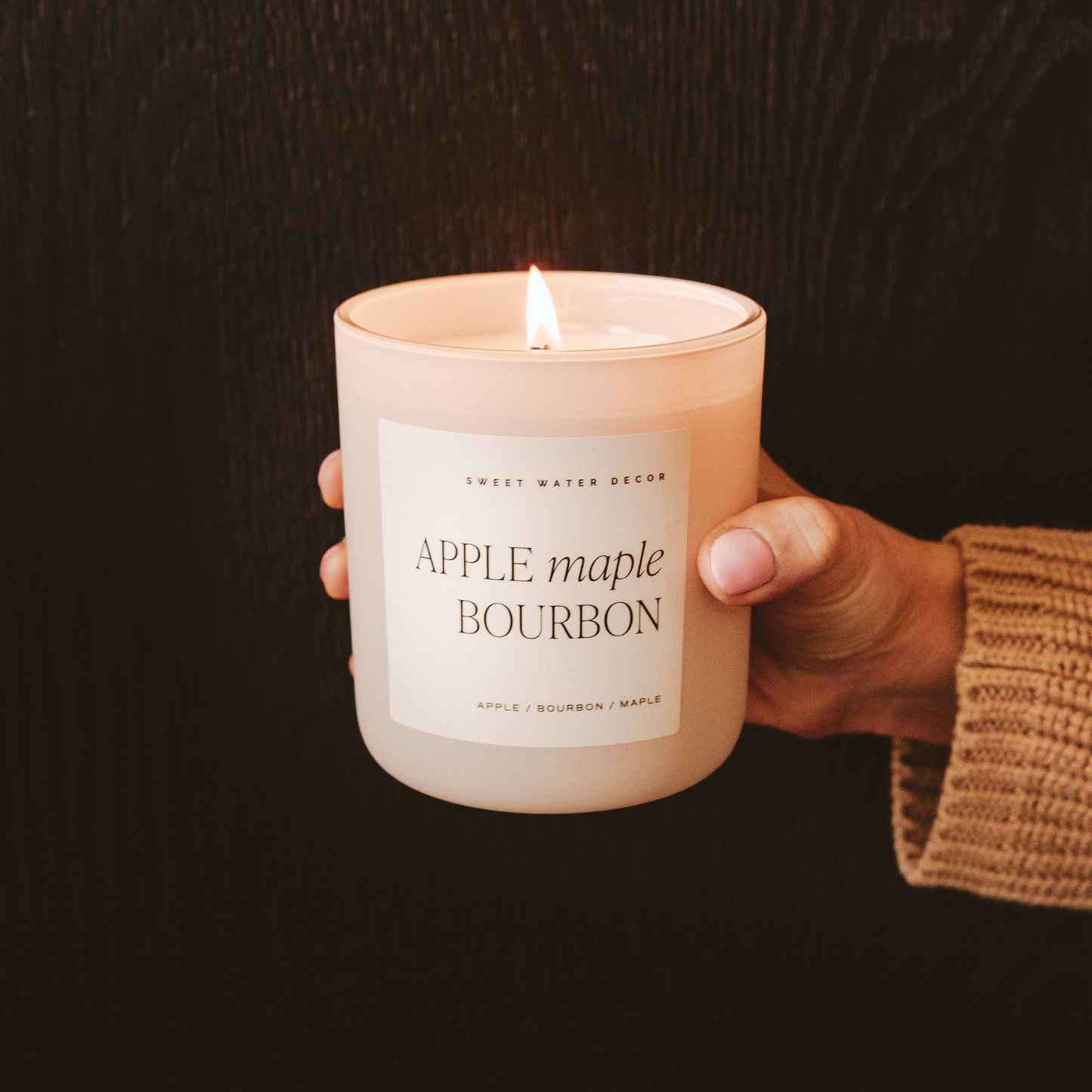 Candle: Apple Maple Bourbon 15 oz Soy Candle