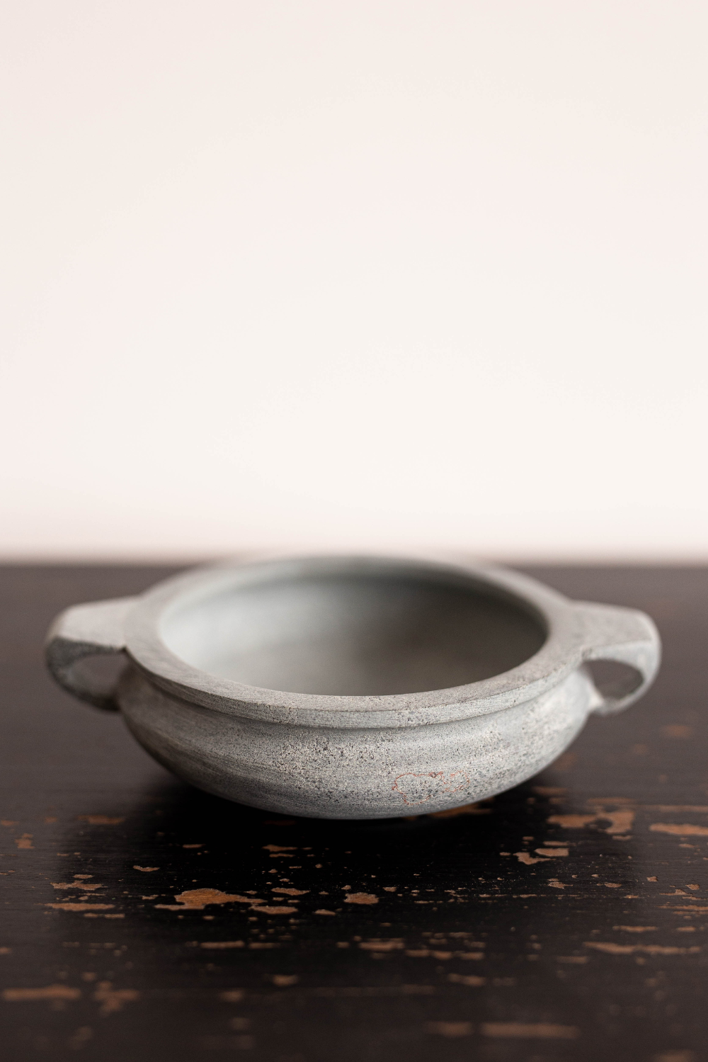 50% OFF Soapstone Bowl Gray Blue Slate Stone