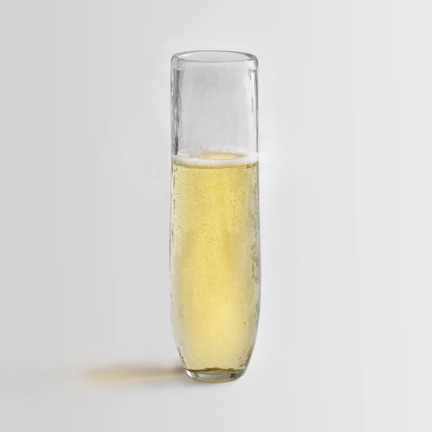 Pebbled Stemless Flutes: Set of 4