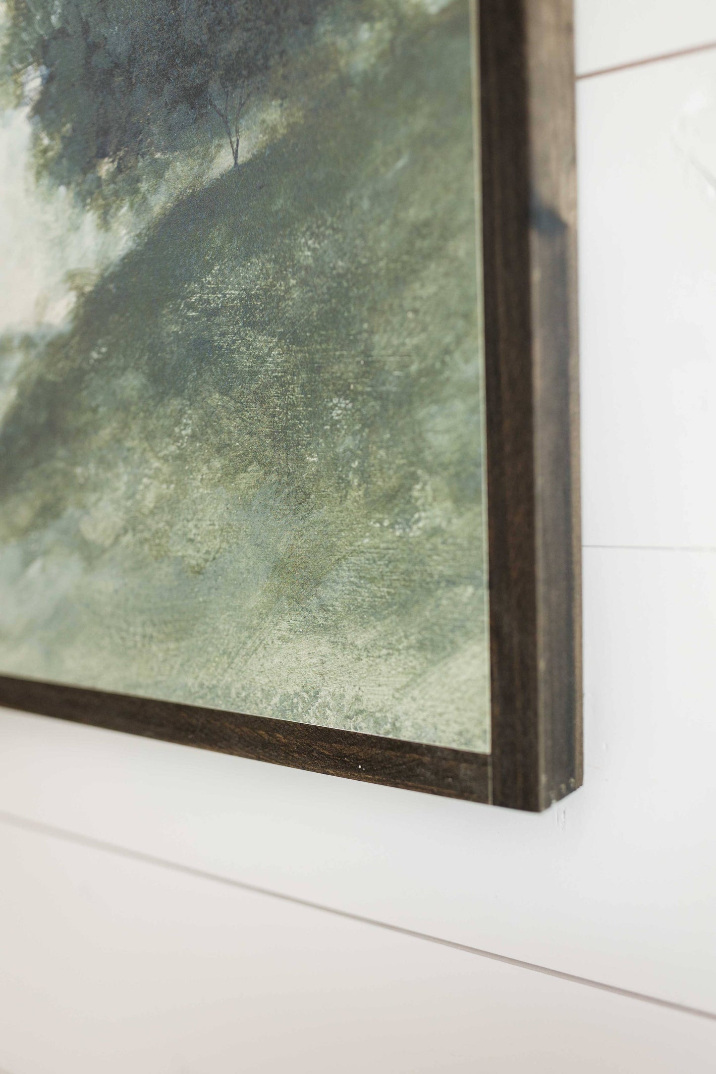 Under the Elm | Fine Art: Dark Brown Frame / 24 inches x 24 inches