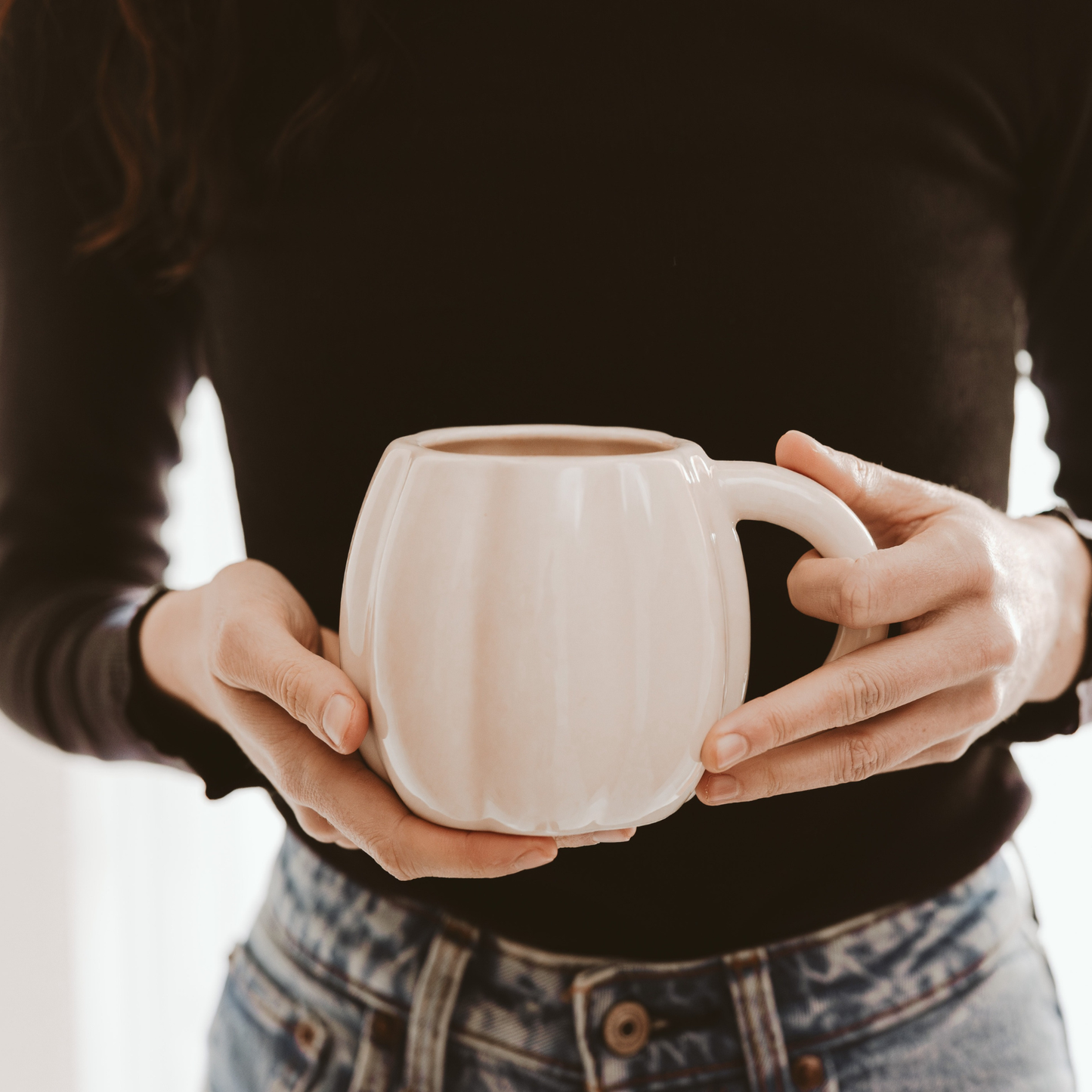 Mug: Cream Pumpkin Coffee Mug