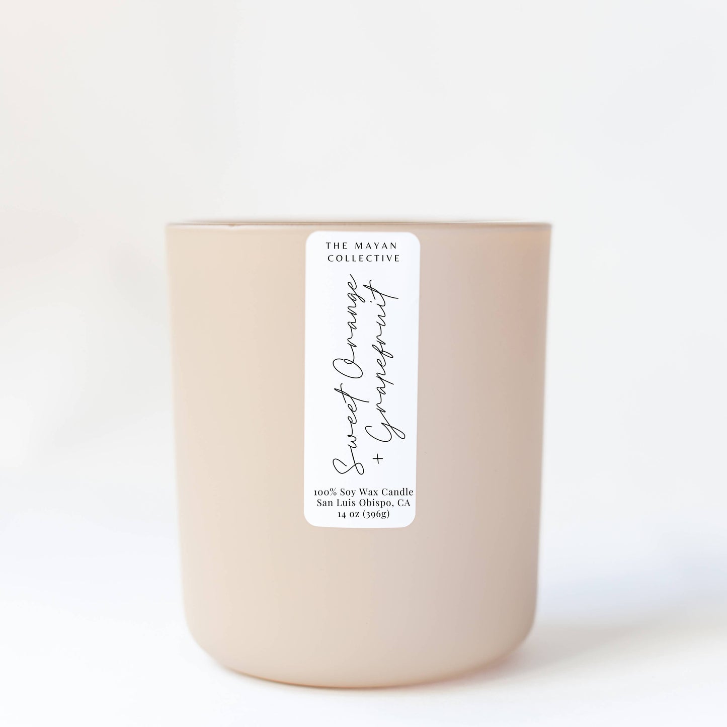 Sweet Orange + Grapefruit Soy Wax Candle