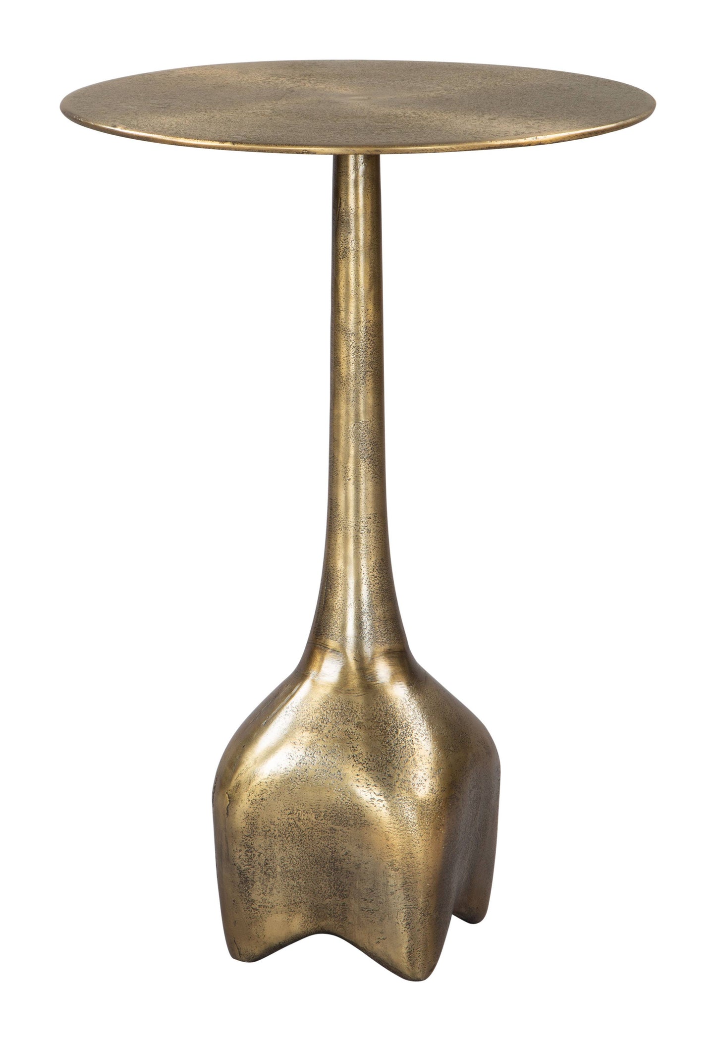 Lexi Side Table: Antique Brass