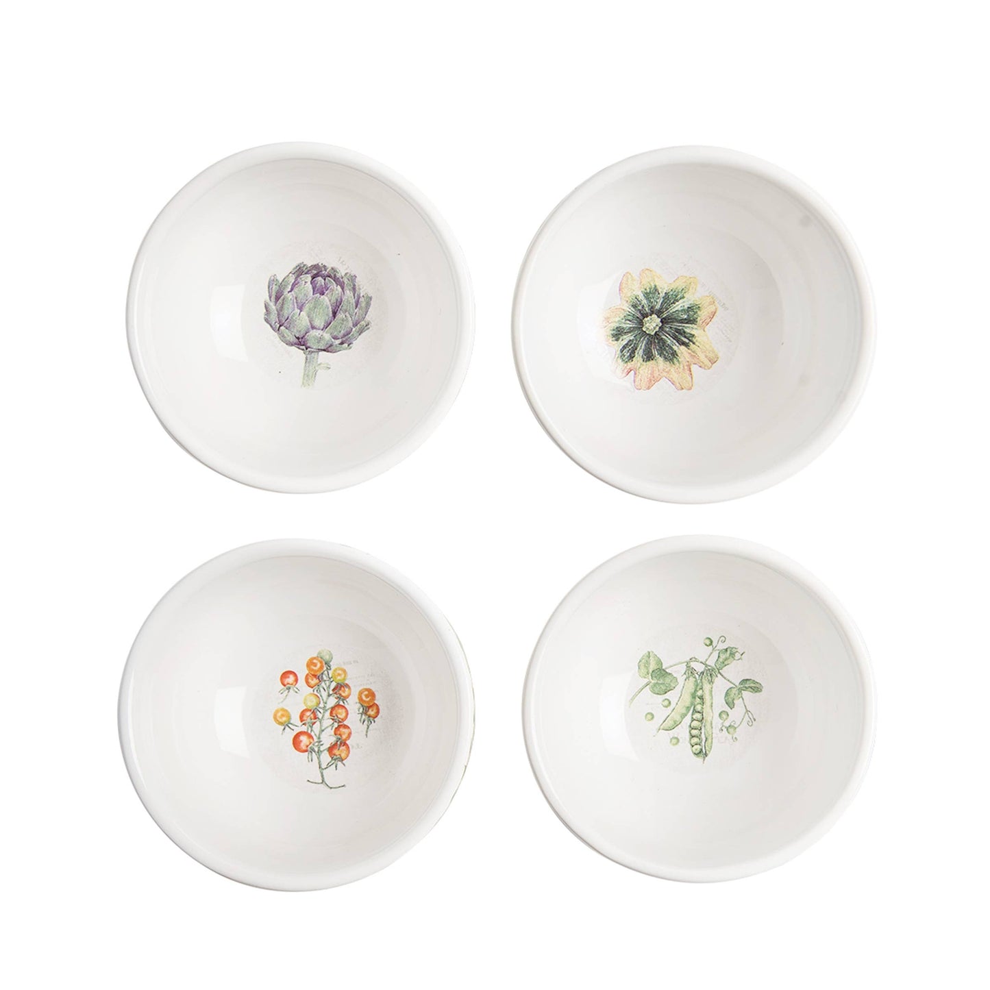 Vegetable Garden Pinch Bowl Set of 4