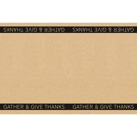 Charcuterie Paper Roll - GATHER & GIVE THANKS