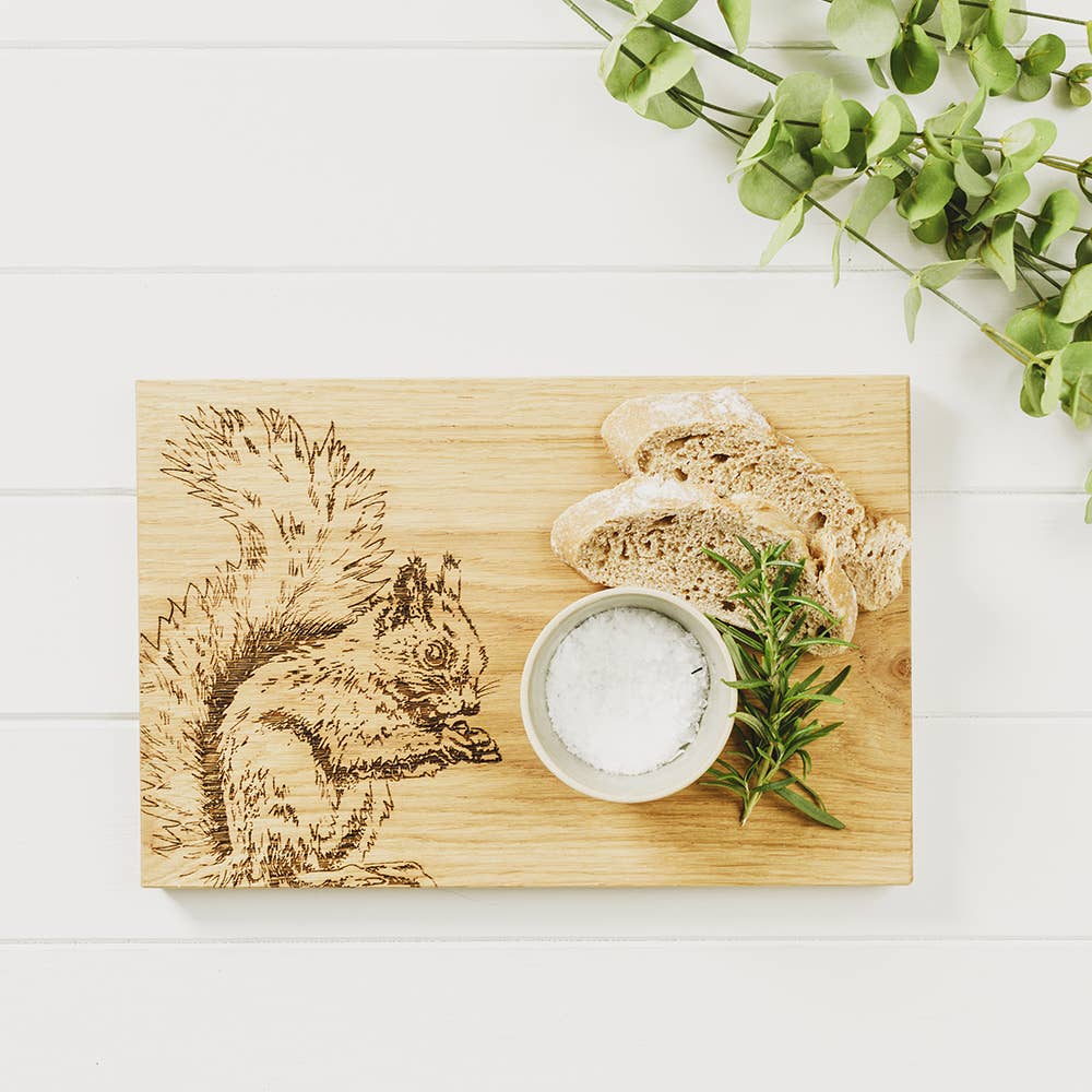 Squirrel Oak Serving Board
