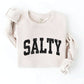 SALTY Graphic Sweatshirt: LIGHT BLUE