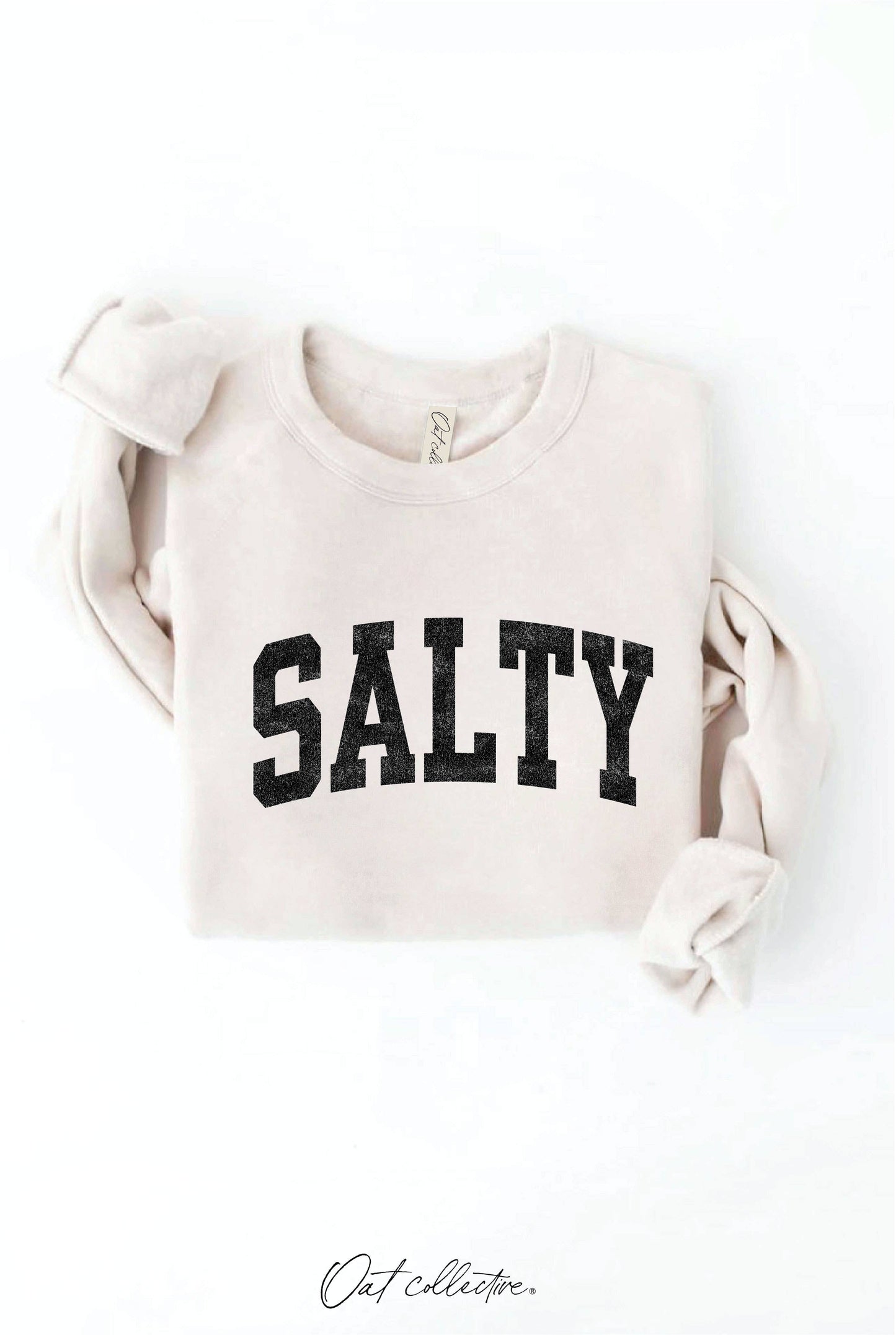 SALTY Graphic Sweatshirt: LIGHT BLUE