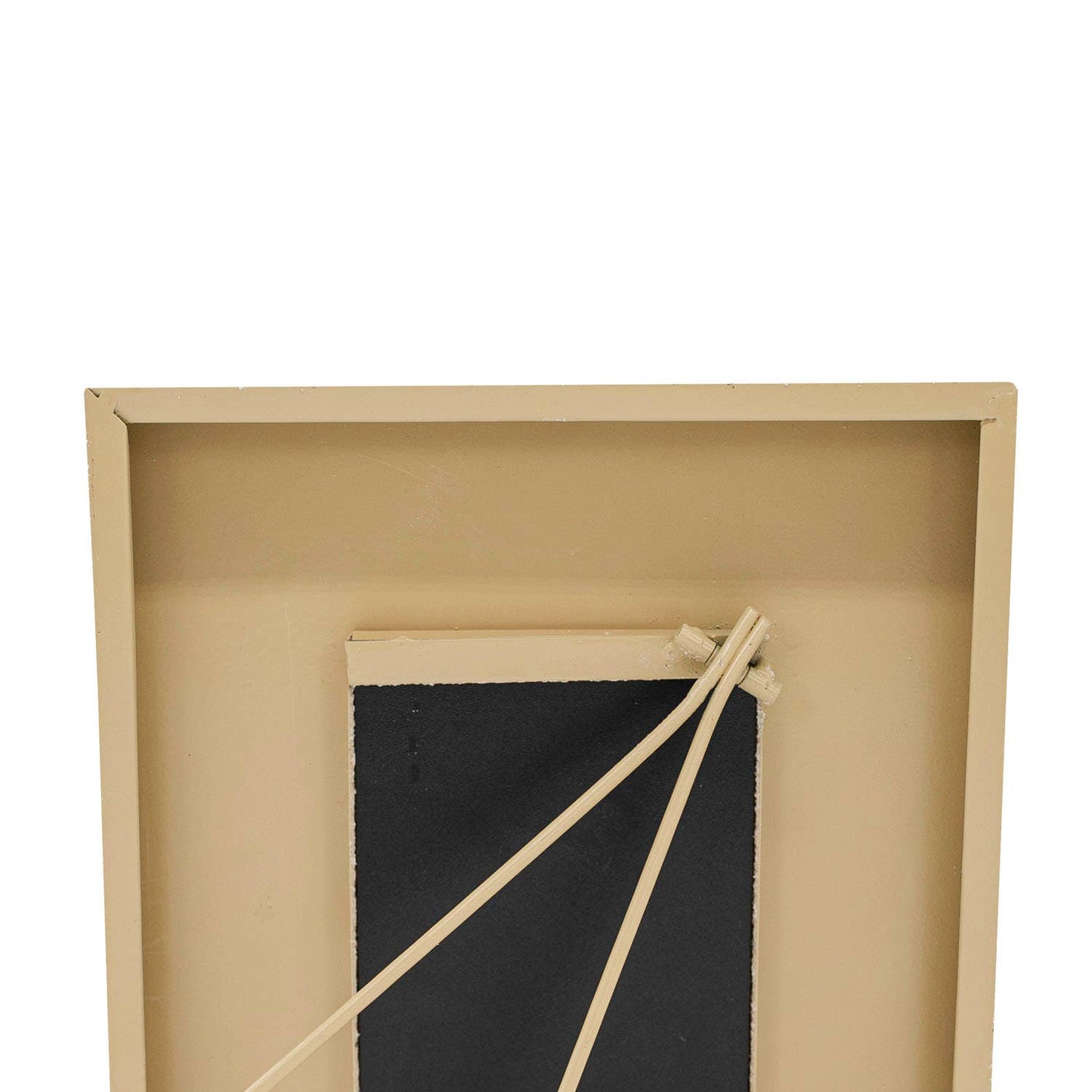Foreside Home & Garden - 4x6 Photo Sonia Textured Picture Frame Metal Beige