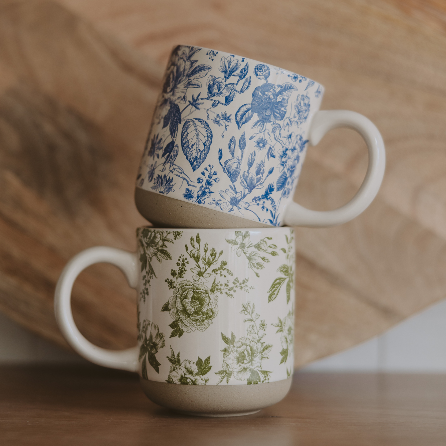 Mug: Blue Delft Stoneware Coffee Mug