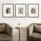 Kate and Laurel - Wilbanks Picture Frame Set: 18x18 matted to 8x8