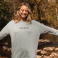 OAT COLLECTIVE - EMBROIDERED COZY SEASON Sweatshirt : VINTAGE WHITE LONG SLEEVE / M