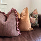 Rennah Collective - Cinnamon Velvet Pillow Cover: 22x22 Cover Only