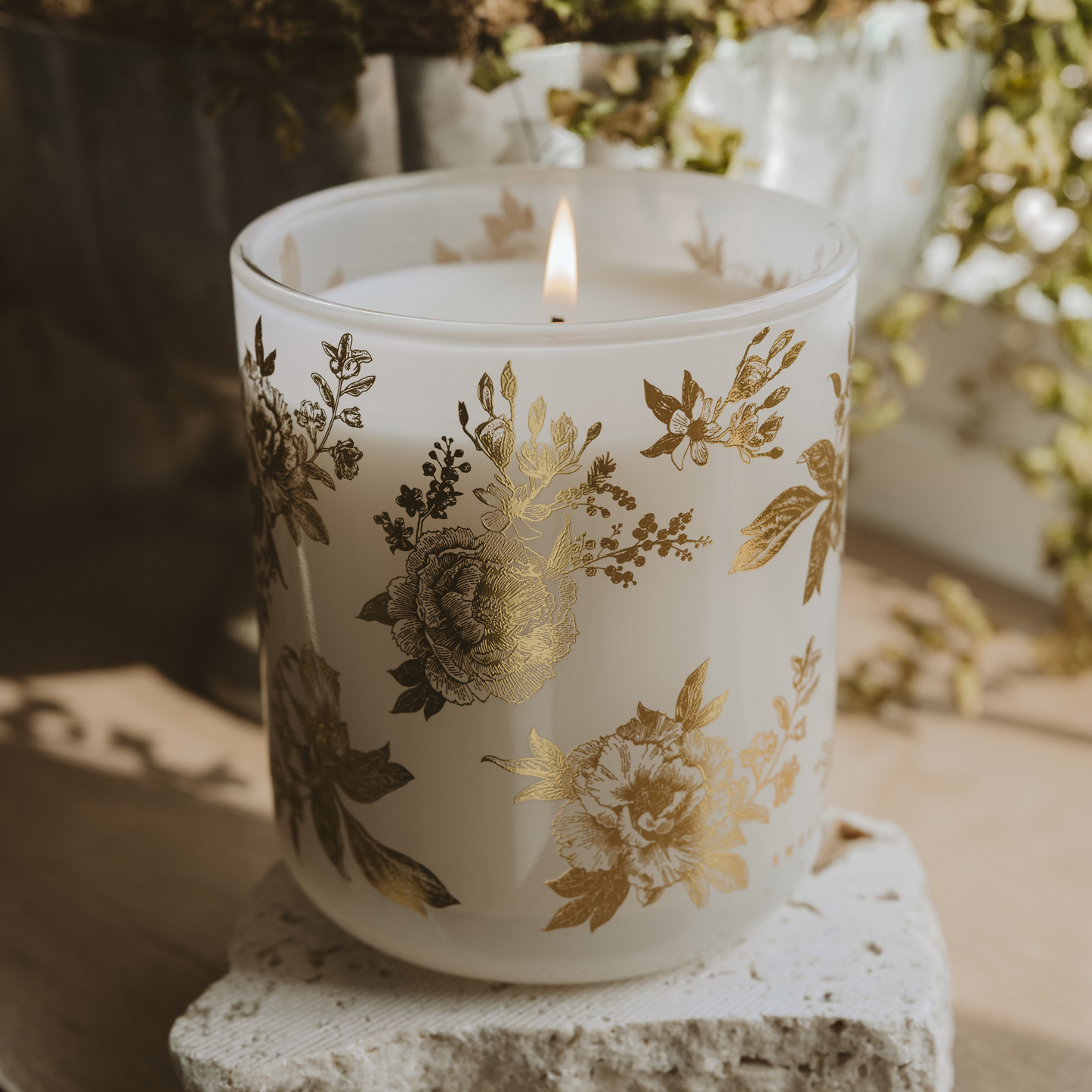 Candle: Gold Delft 12 oz Soy Candle