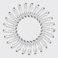 Spiral Hair Ties 8 Pack - Clear