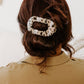 Round Flat Hair Clip | Medium | Blonde Tortoise
