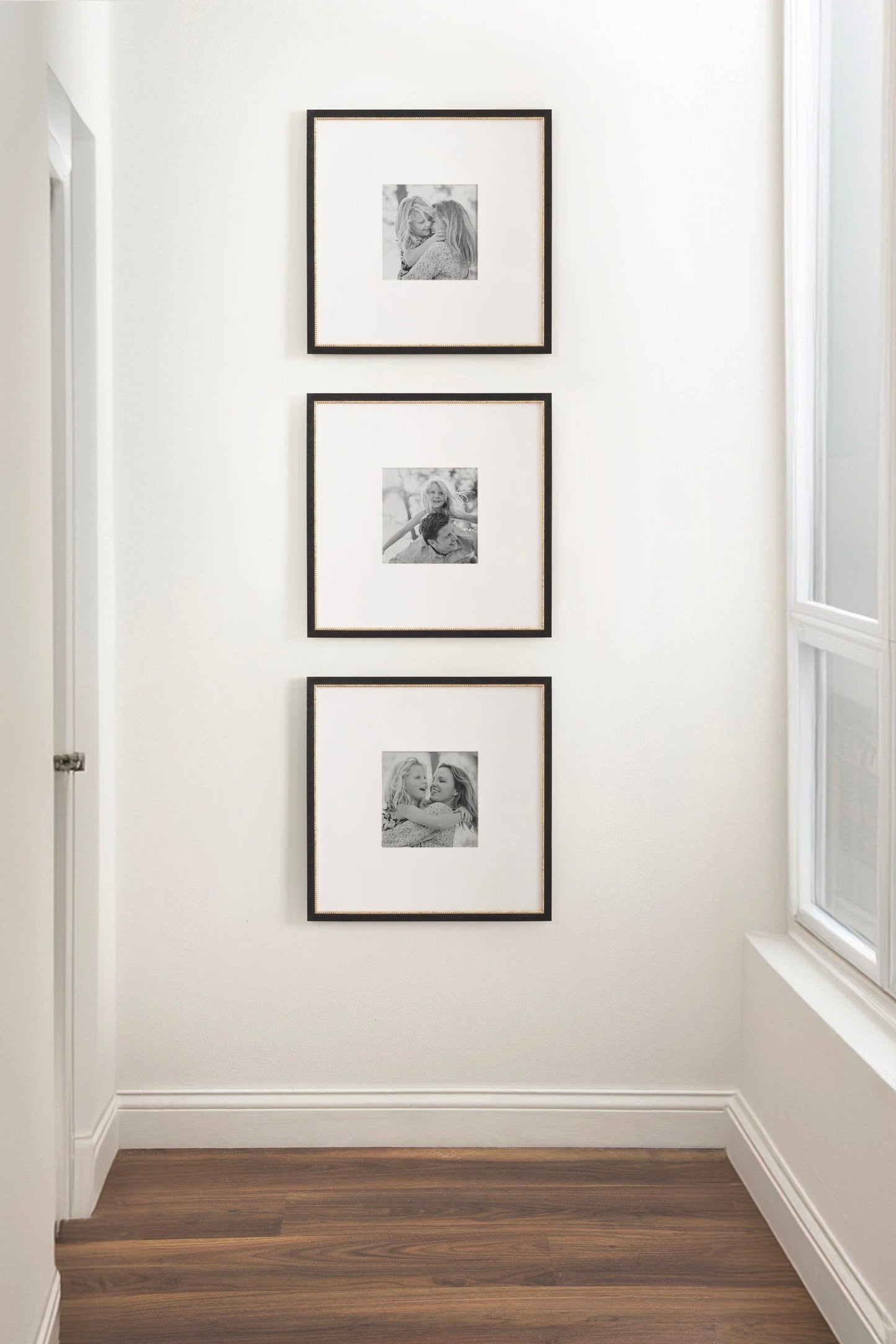 Kate and Laurel - Wilbanks Picture Frame Set: 18x18 matted to 8x8