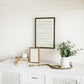 Love them Anyway | Mother Teresa | Wall Art: Soft White-Black Text / Light Brown Frame / 16 inches x 24 inches