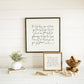 The Lord Bless You | Wall Art: Soft White-Black Text / Dark Brown Frame / 24 inches x 24 inches