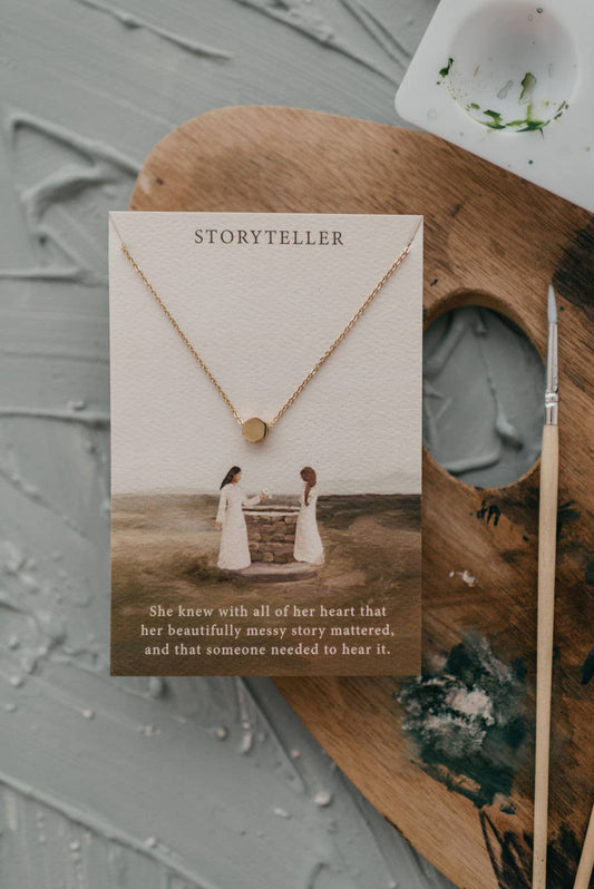 STORYTELLER Christian Necklace: Romans: 16"