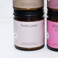 Fresh Linen Essential Oil Beeswax Jar Candle: Non-Toxic
