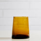 Verve Culture - Moroccan Cone Glassware Small - Amber: Amber
