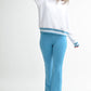 Contrast Cinch Cotton Sweatshirt: WHITE/BLUE JAY