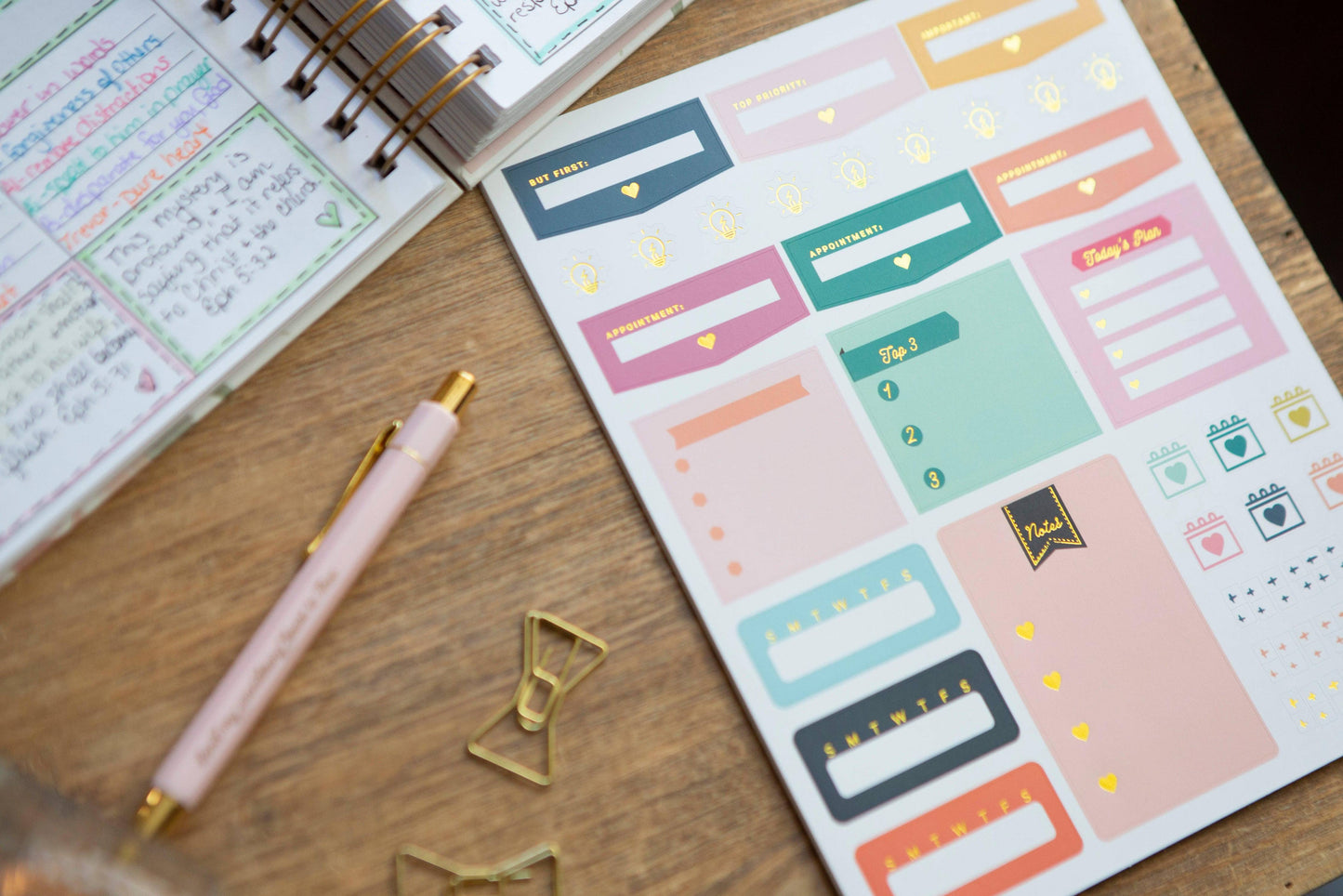 Chosen & Cherished - Planner Stickers | Sticker Set For Planner