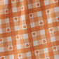 Geometry - Pumpkin Check Tea Towel