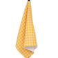 Summer Grid Orange Tea Towel