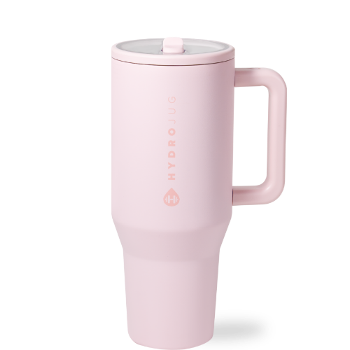 HydroJug: PINK SAND HydroJug 32 oz Traveler Tumbler