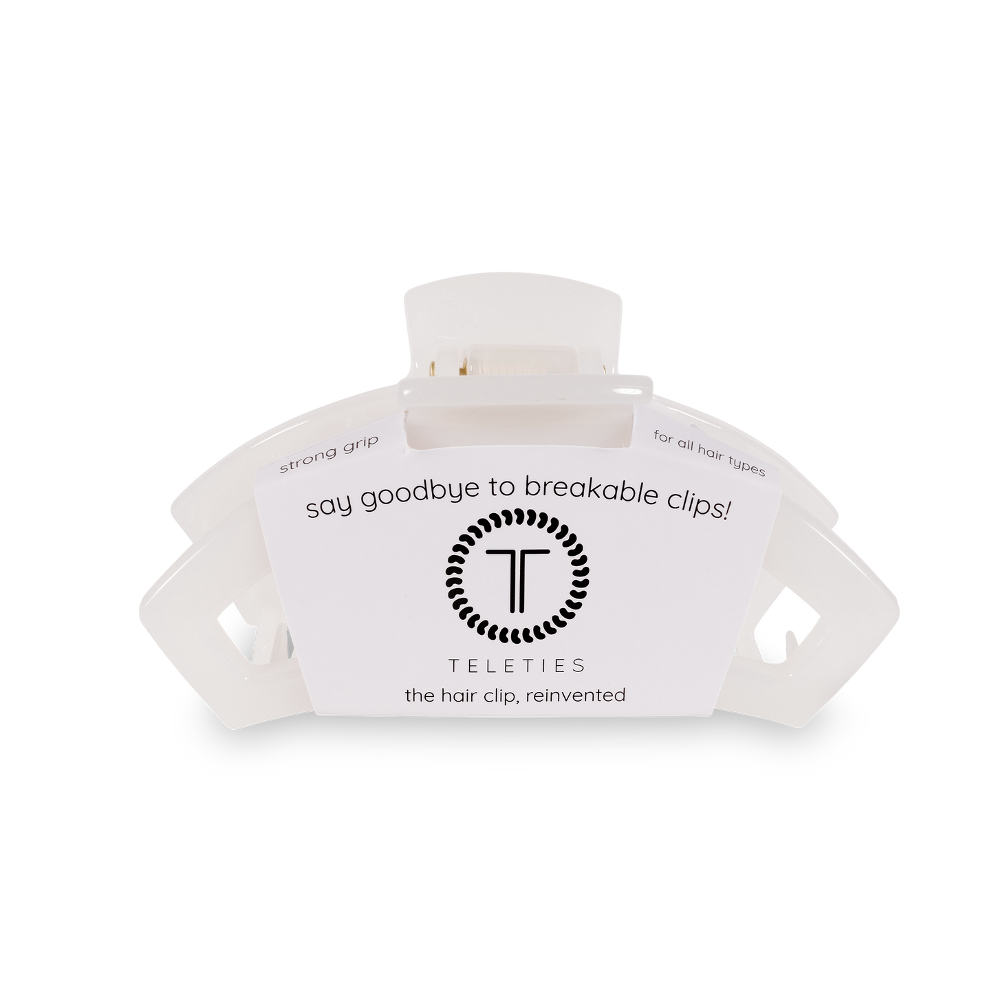 Open Hair Clip | Medium | COCONUT WHITE