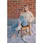 BiBi - VINTAGE WASHED STRAIGHT JEANS WITH SIDE STITCH DETAIL: WASHED DENIM / M
