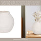 Sagebrook Home - Decorative Vase - White Ceramic Woven Textured Coastal, 7 in