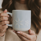 Mug: Snowflakes Stoneware Coffee Mug