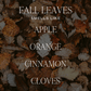 Candle: Fall Leaves 15 oz Candle, Matte Jar