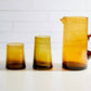 Verve Culture - Moroccan Cone Glassware Small - Amber: Amber