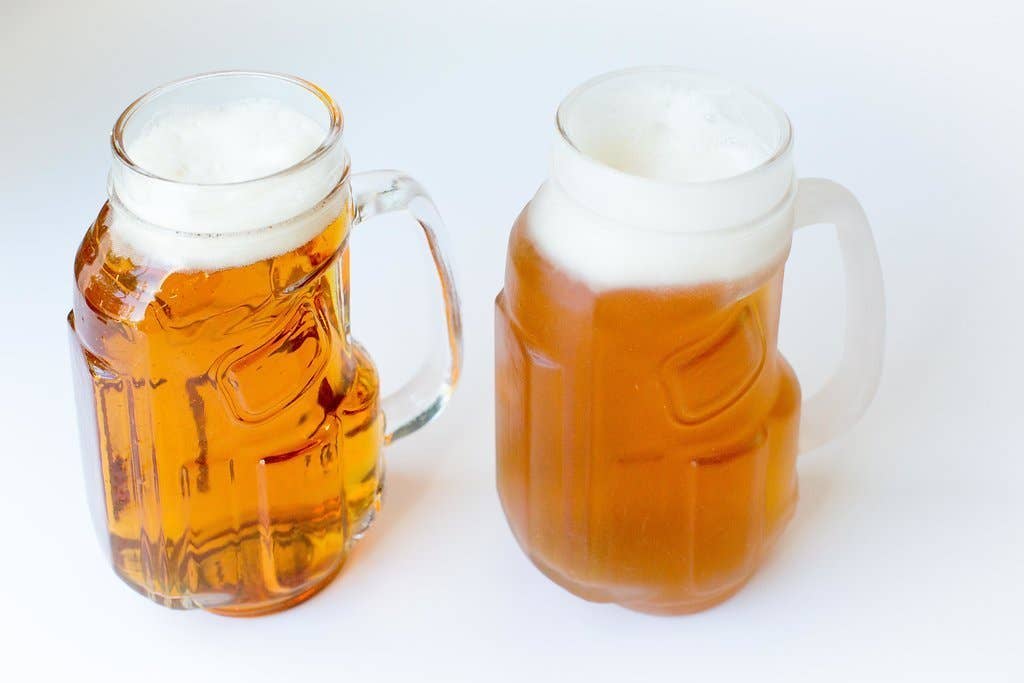 Golf Bag Beer Mug: Clear