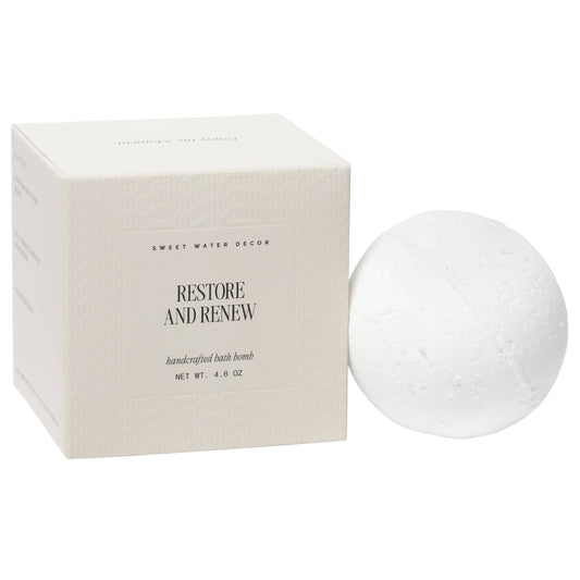 Bath Bomb: Restore and Renew 4.6 oz Bath Bomb