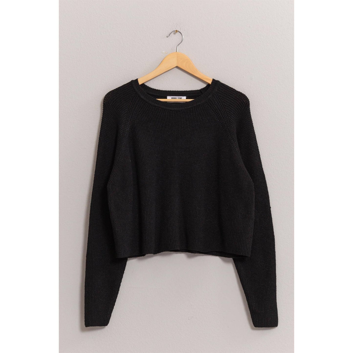 Oversized Raglan Sleeve Sweater: GRAY BLUE