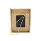 Foreside Home & Garden - 4x6 Photo Sonia Textured Picture Frame Metal Beige