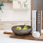 Fluted Decorative Bowl  Mocha Stone