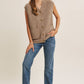Textured Thermal Cozy Sweater Vest: HT. GREY