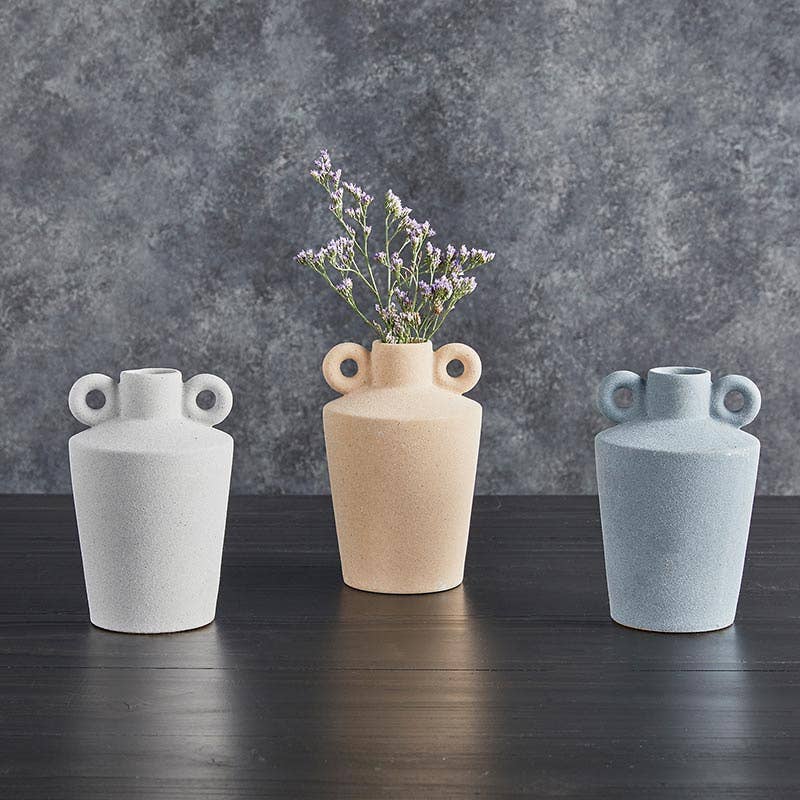 47th & Main (Creative Brands) - Dark Grey Vase with Handle