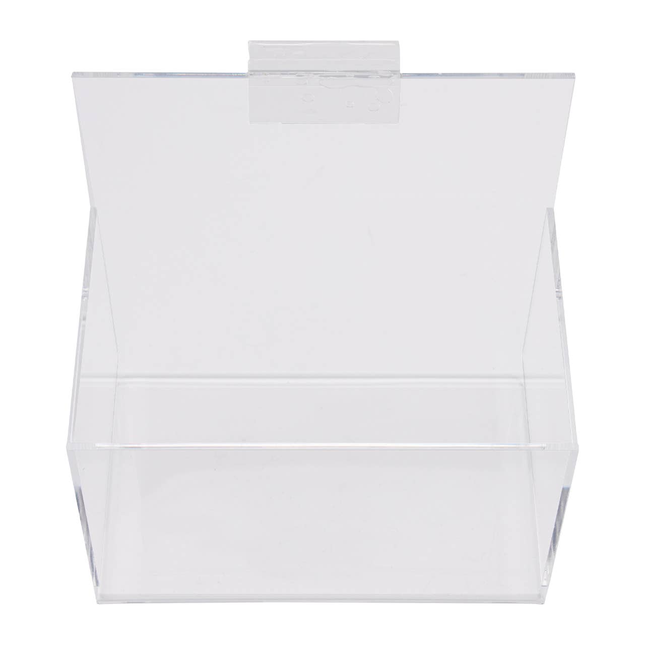 Store Supply Warehouse - Acrylic Single Display Bin For Slatwall Or Wire Grid