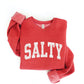 SALTY Graphic Sweatshirt: LIGHT BLUE