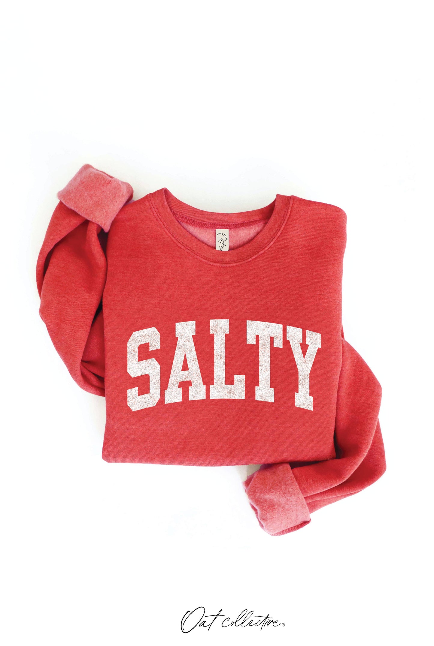 SALTY Graphic Sweatshirt: LIGHT BLUE