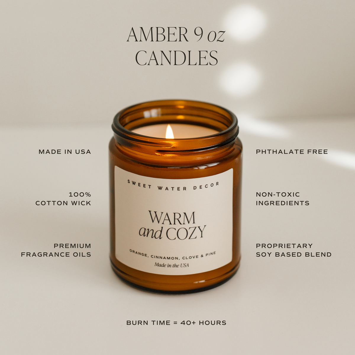 Candle: Palo Santo Patchouli 9 oz Soy Candle