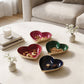 India Handicrafts Inc - Red Heart Dish