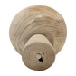 Sagebrook Home - Bowl - Brown Paulownia Wood with Pedestal Base, 8 in.